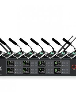Micro cổ ngỗng không dây 1 bộ thu 8 micro cổ ngỗng MX-680S JDS Taiwan/China