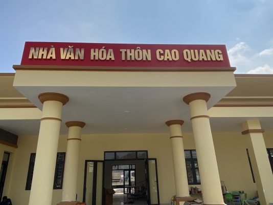 Nhà Văn Hóa Thôn Cao Quang - Cao Minh - Phúc Yên - Vĩnh Phúc